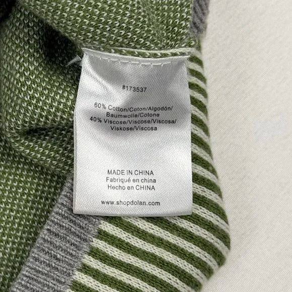 Anthropologie x Dolan Left Coast Sierra Green Lounge Set Top Striped Knit XS EUC - Picture 10 of 13